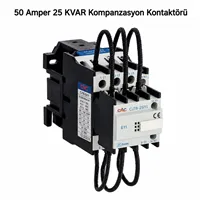 KOMPANZASYON KONTAKTÖRÜ 50 AMP.25 KVAR 1